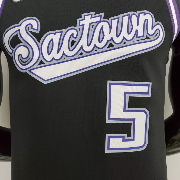 De'Aaron Fox Sacramento Kings 2022 City Edition Swingman Jersey Black