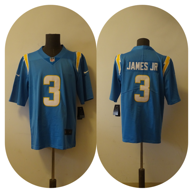 Los Angeles Chargers Alternate Jersey Light Blue NO.3 JAMES