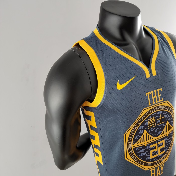 Andrew Wiggins Golden State Warriors Grey Swingman Jersey 2018