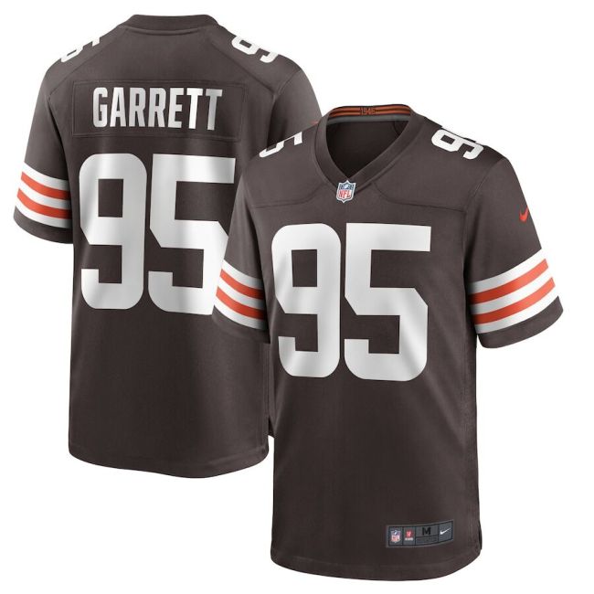 Cleveland Browns Jersey Black NO.95 GARREET
