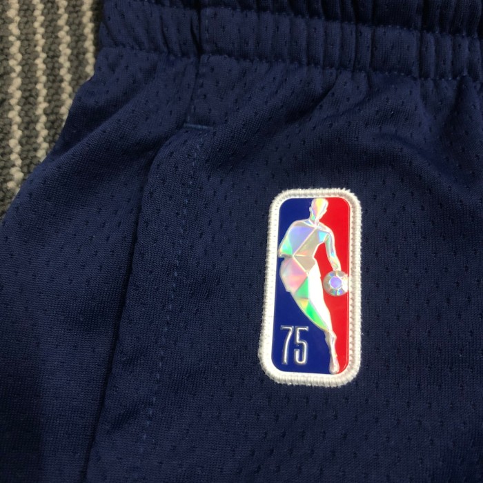 Brooklyn Nets Swingman Shorts Blue City Edition  75 th