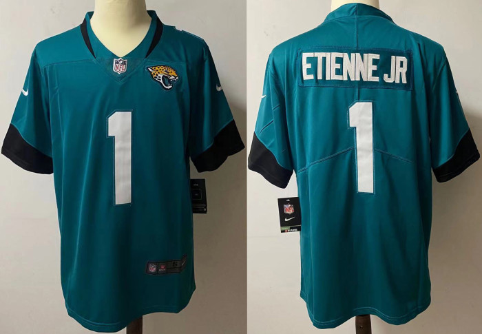 Jacksonville Jaguars Jersey Light Blue NO.1 ETIENNE JR