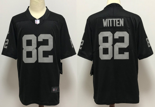 Las Vegas Raiders Jerseys Black NO.82 WITTEN