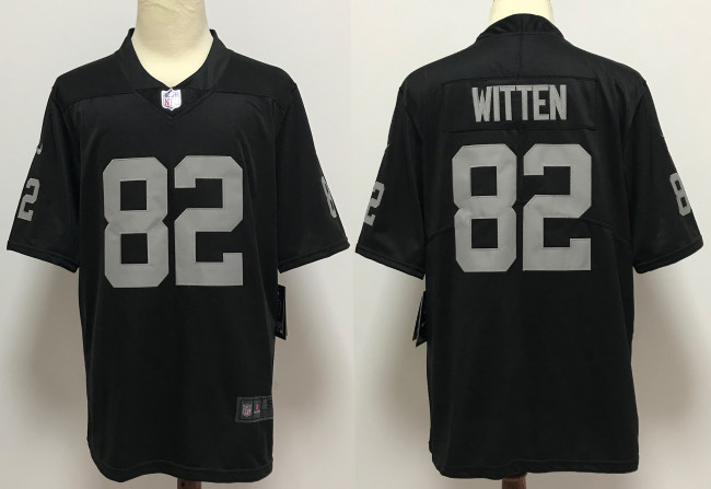 Las Vegas Raiders Jerseys Black NO.82 WITTEN