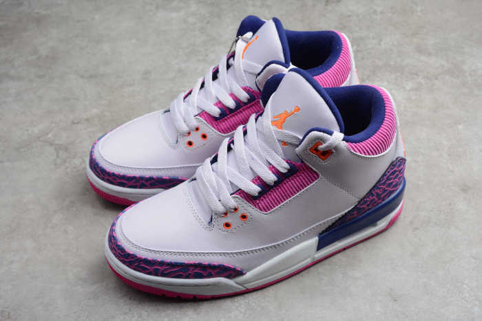 Air Jordan 3 WMNS Barely Grape Hyper Crimson 441140-500