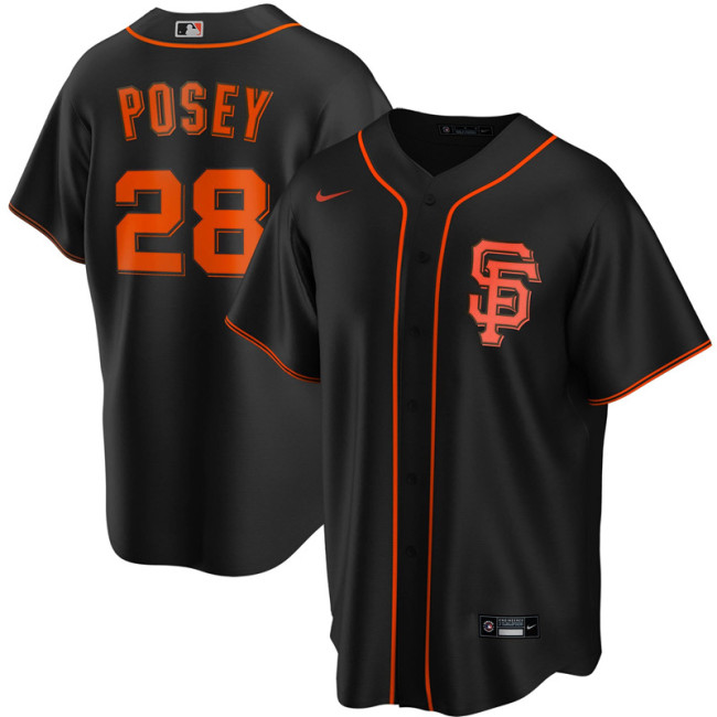 San Francisco Giants Jersey Black NO.28 POSEY