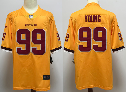 Washington Redskins Jersey Yellow NO.99 YOUNG
