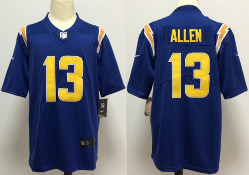 Los Angeles Chargers Alternate Jersey Blue NO.13 ALLEN
