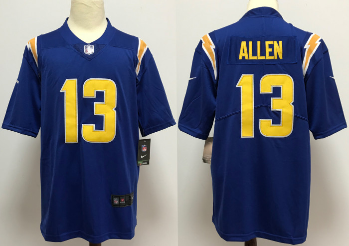 Los Angeles Chargers Alternate Jersey Blue NO.13 ALLEN