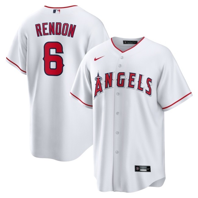 Los Angeles Angels Jersey Fan Edition White NO.6 RENDON