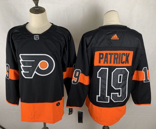 Philadelphia Flyers Home Alternate Player Jersey Black NO.19 PATRICK