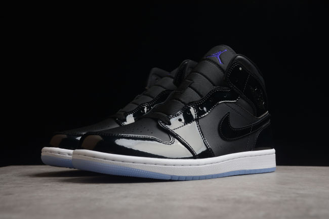Air Jordan 1 Mid GS Deep Black