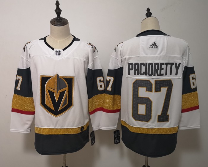 Vegas Golden Knights Home Jersey White NO.67 PACIORETTY