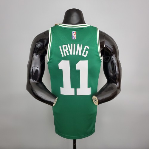 Kyrie Irving Boston Celtics 75th Anniversary Swingman Jersey Green