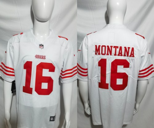 San Francisco 49ers Jersey Limited Editio White NO.16 MONTANA