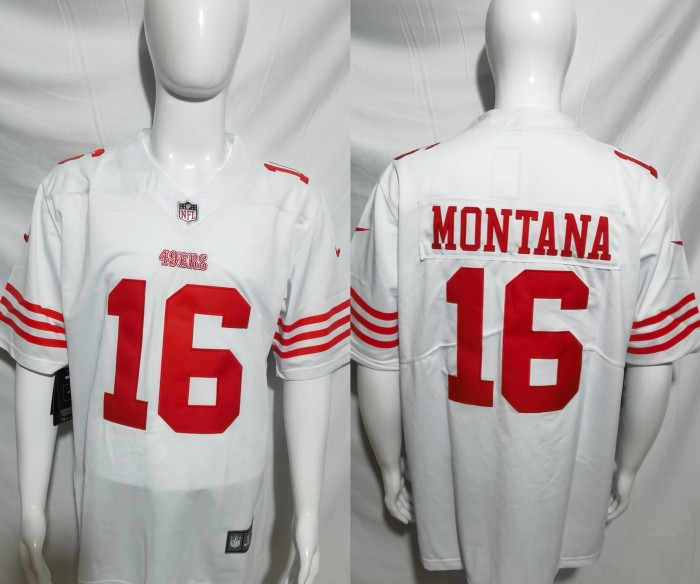 San Francisco 49ers Jersey Limited Editio White NO.16 MONTANA