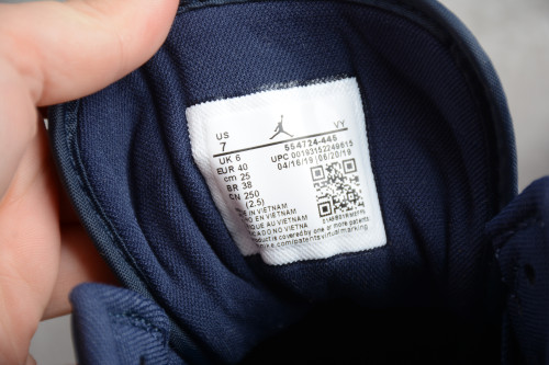 Air Jordan 1 Mid Obsidian Sanded Purple 554724-445