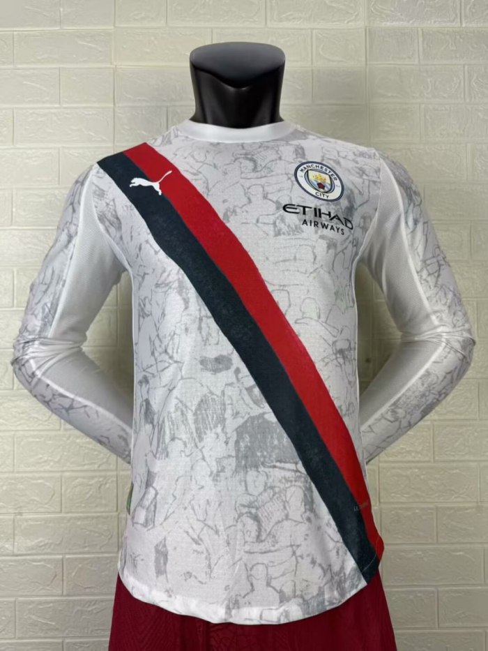 Manchester City KidSuper Player Version Long Sleeve Jersey 25/26