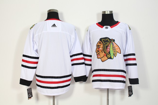 Chicago Blackhawks Breakaway Player Jersey White NO Number