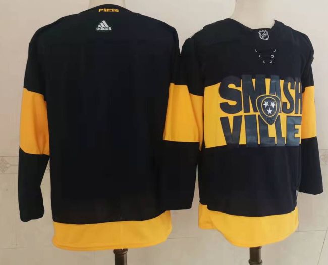 Nashville Predators 2022 NHL Stadium Series Black NO Number
