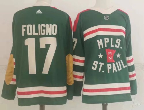 Minnesota Wild 2022 NHL Winter Classic Jersey Green NO.17 FOLIGNO