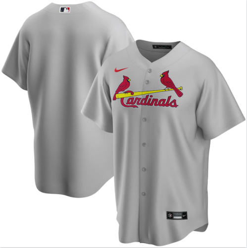 St. Louis Cardinals Jersey Grey Fan Version NO Number