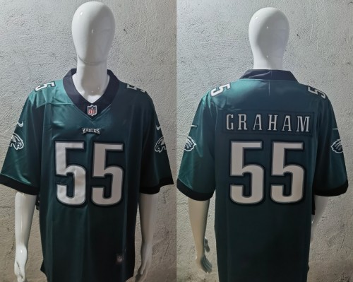 Philadelphia Eagles Dark Green 2023 NO.55 GRAHAM