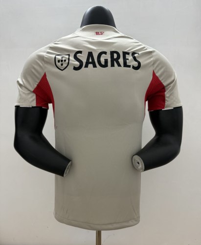 SL Benfica Beige Away Player Man Jersey 25/26
