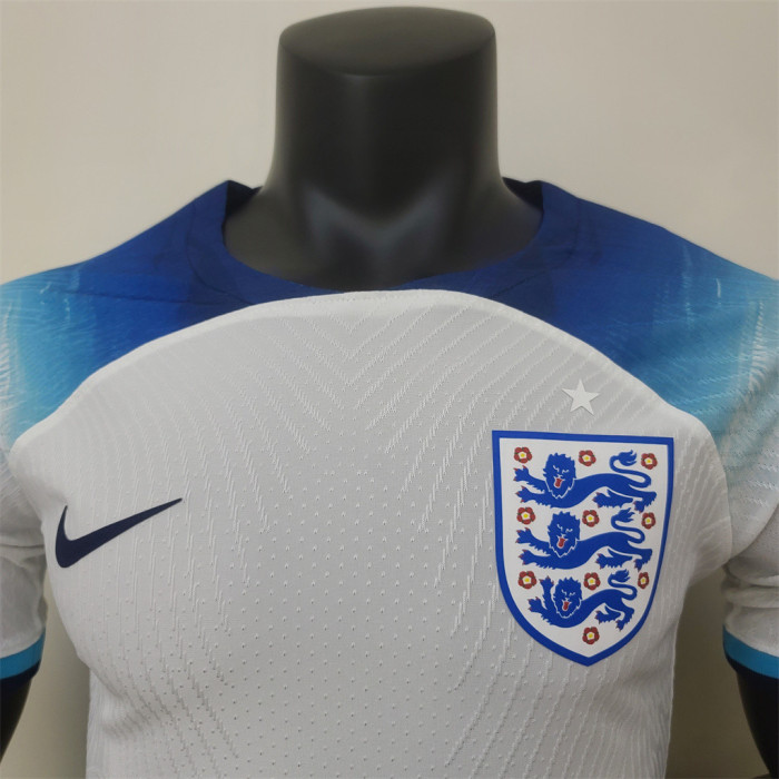 England 2022 World Cup Home Player Version Man Jersey