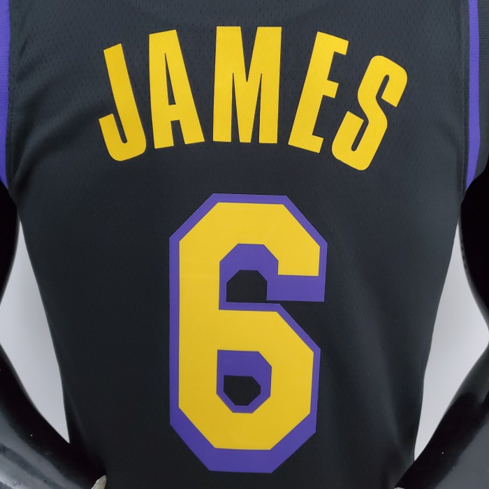LeBron James #6 Los Angeles Lakers 2021 Swingman Jersey Black