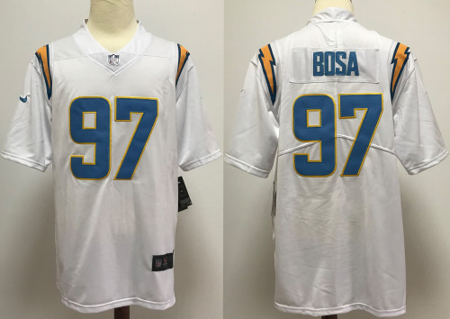 Los Angeles Chargers Alternate Jersey White NO.97 BOSA