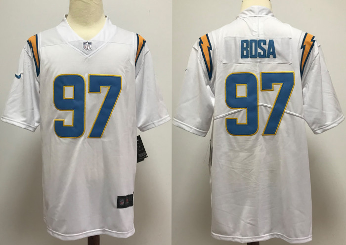 Los Angeles Chargers Alternate Jersey White NO.97 BOSA
