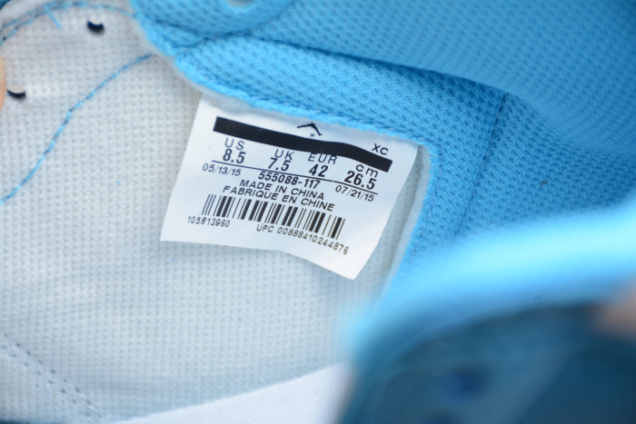 Air Jordan 1 Retro OG High “UNC/Powder Blue”555088-117