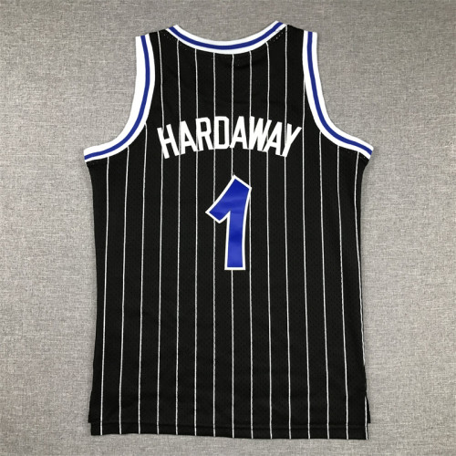 Orlando Magic Kids Jersey Black Stripes Reprint Edition 03/04 NO.1 HARDAWAY