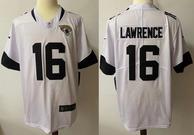 Jacksonville Jaguars Jersey White NO.16 LAWRENCE