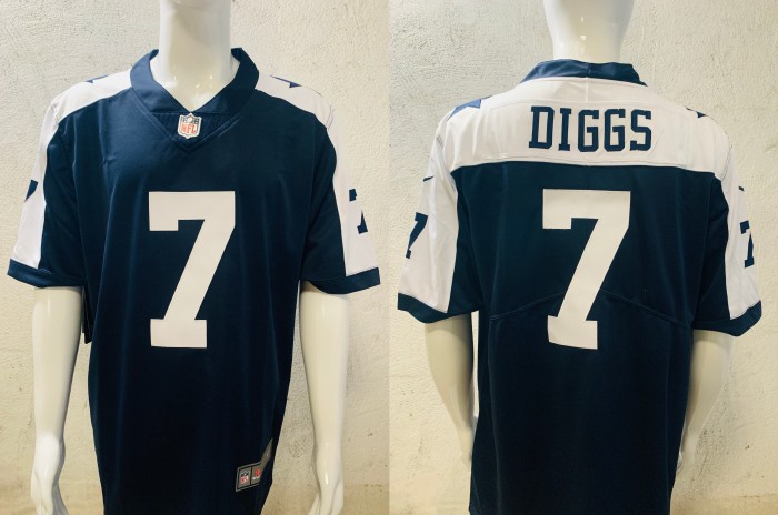 Dallas Cowboys Jersey Navy Throwback NO.7 DIGGS