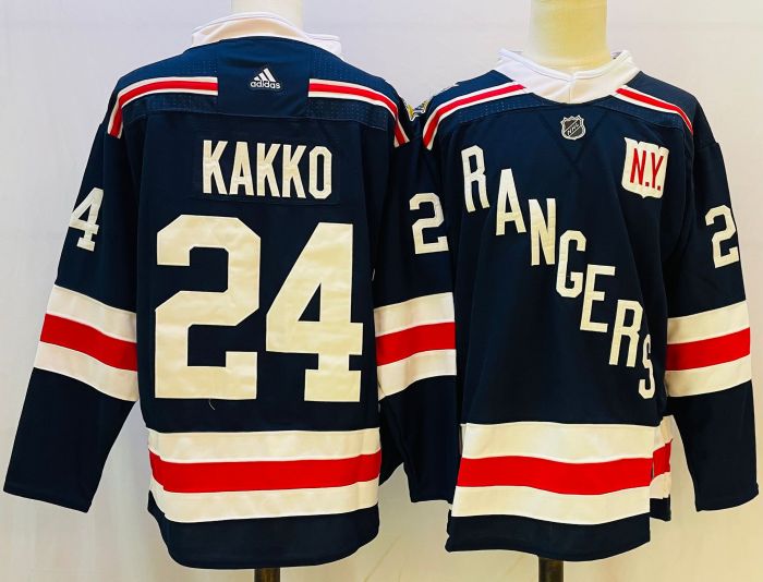 New York Rangers 2018 NHL Winter Classic Jersey Black NO.24 KAKKO