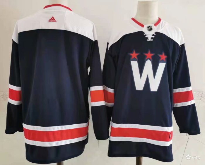 Washington Capitals Alternate Jersey Navy NO Number