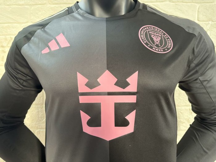 Inter Miami Away Man Player Version Long Sleeve Jersey 25/26