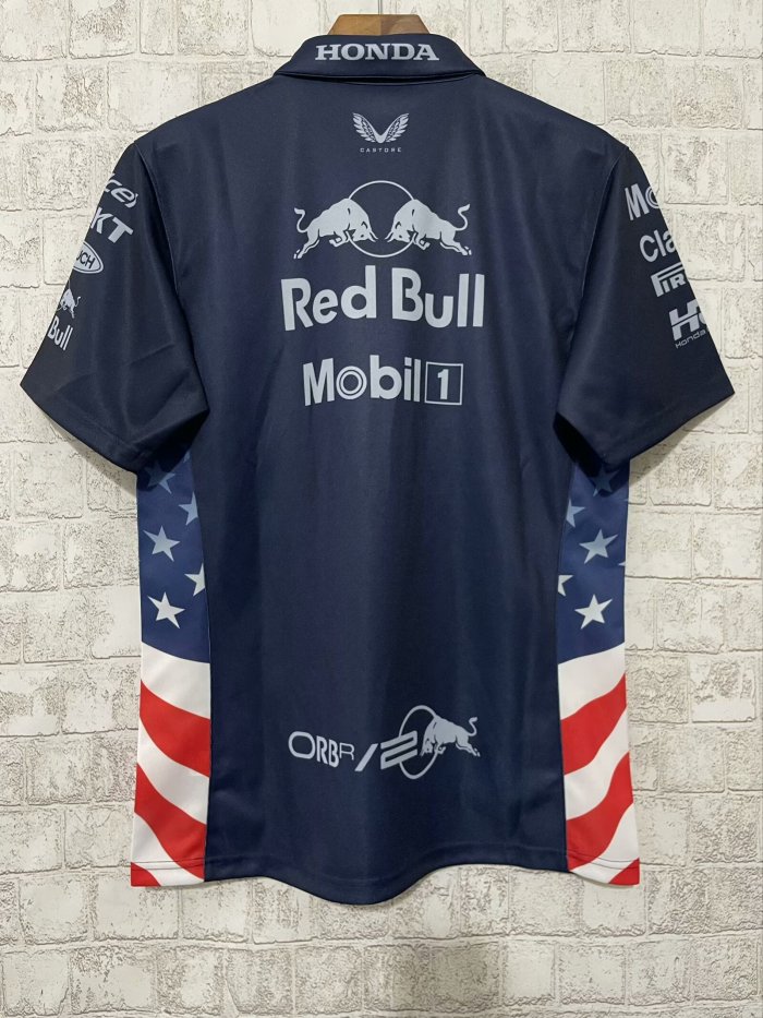 Oracle Red Bull Racing Polo Shirt Blue NO Number