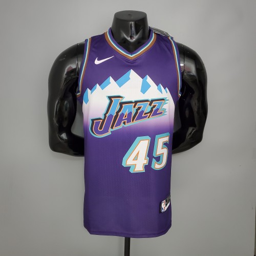 Donovan Mitchell Utah Jazz Retro Snow Mountain Edition Swingman Jersey Purple