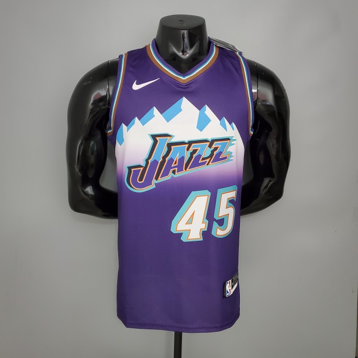 Donovan Mitchell Utah Jazz Retro Snow Mountain Edition Swingman Jersey Purple