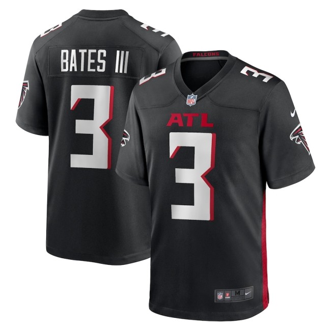 Atlanta Falcons Jersey Black NO.3 BATES III