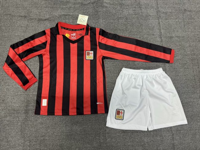 AC Milan 125th Anniversary Edition Long Sleeve Kids Suit 24/25
