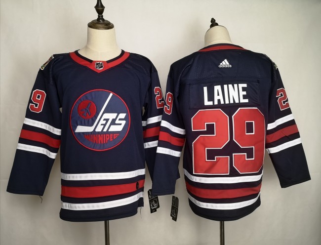 Winnipeg Jets Alternate Jersey Navy 21/22 NO.29 LAINE