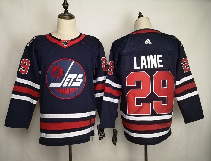 Winnipeg Jets Alternate Jersey Navy 21/22 NO.29 LAINE