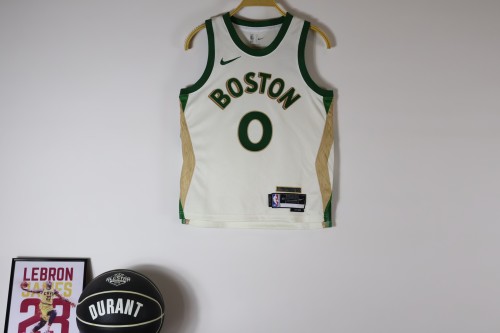 Boston Celtics Kids Jersey City Edition 23/24 NO.0 TATUM