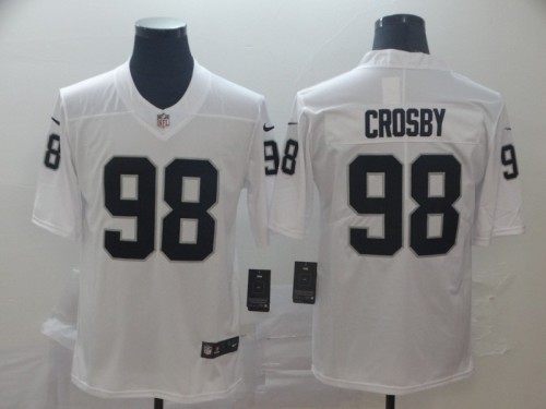 Las Vegas Raiders Jerseys White NO.98 CROSBY