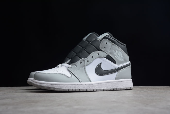 Air Jordan 1 Mid Light Smoke Grey