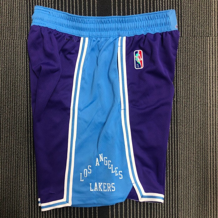 Los Angeles Lakers basketball shortspurple city edition  2022